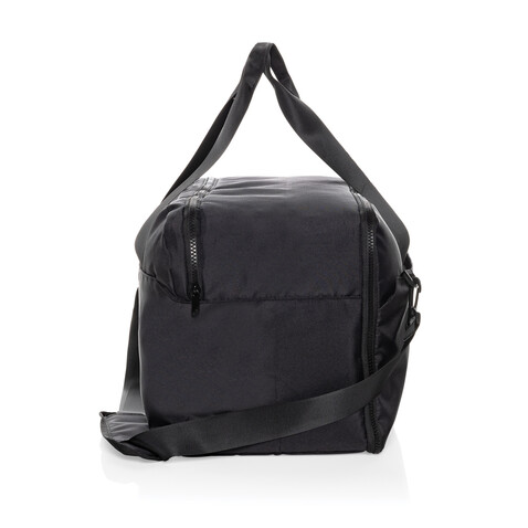 Swiss Peak Aware™ RPET 15,6" Laptop-Wochenendtasche schwarz bedrucken, Art.-Nr. P707.2701 Swiss Peak Aware™ RPET 15,6" Laptop-Wochenendtasche schwarz bedrucken, Art.-Nr. P707.2701