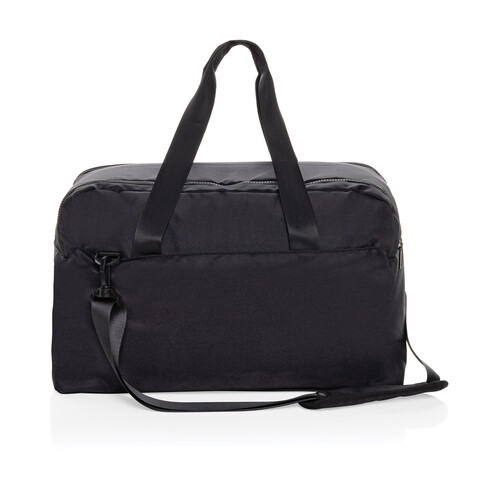 Swiss Peak Aware™ RPET 15,6" Laptop-Wochenendtasche schwarz bedrucken, Art.-Nr. P707.2701 Swiss Peak Aware™ RPET 15,6" Laptop-Wochenendtasche schwarz bedrucken, Art.-Nr. P707.2701