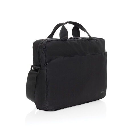 Swiss Peak Aware™ RPET Essential 15.6" Laptop Tasche schwarz bedrucken, Art.-Nr. P732.2301 Swiss Peak Aware™ RPET Essential 15.6" Laptop Tasche schwarz bedrucken, Art.-Nr. P732.2301