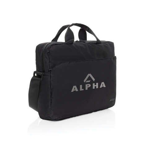 Swiss Peak Aware™ RPET Essential 15.6" Laptop Tasche schwarz bedrucken, Art.-Nr. P732.2301 Swiss Peak Aware™ RPET Essential 15.6" Laptop Tasche schwarz bedrucken, Art.-Nr. P732.2301