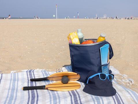 Sonny Aware™ RPET Kühlrucksack navy blau bedrucken, Art.-Nr. P733.1125 Sonny Aware™ RPET Kühlrucksack navy blau bedrucken, Art.-Nr. P733.1125