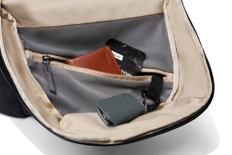 Bellroy Via Rucksack schwarz bedrucken, Art.-Nr. P763.3501