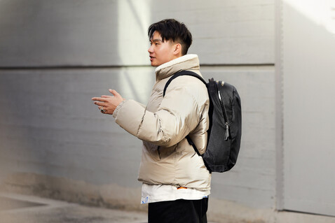 Bellroy Via Rucksack schwarz bedrucken, Art.-Nr. P763.3501