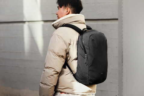 Bellroy Via Rucksack schwarz bedrucken, Art.-Nr. P763.3501