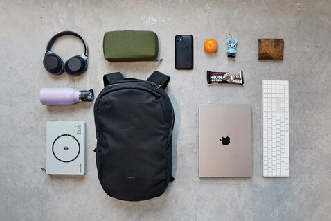 Bellroy Via Rucksack schwarz bedrucken, Art.-Nr. P763.3501