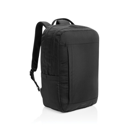 Swiss Peak Aware™ Edin 100% RPET 15,6" Laptop Rucksack schwarz bedrucken, Art.-Nr. P763.4801 Swiss Peak Aware™ Edin 100% RPET 15,6" Laptop Rucksack schwarz bedrucken, Art.-Nr. P763.4801