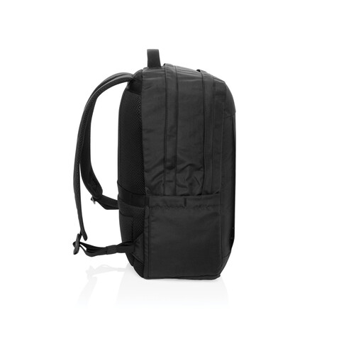 Swiss Peak Aware™ Edin 100% RPET 15,6" Laptop Rucksack schwarz bedrucken, Art.-Nr. P763.4801 Swiss Peak Aware™ Edin 100% RPET 15,6" Laptop Rucksack schwarz bedrucken, Art.-Nr. P763.4801