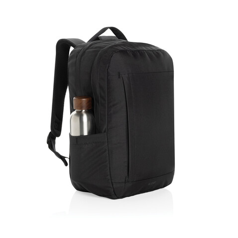 Swiss Peak Aware™ Edin 100% RPET 15,6" Laptop Rucksack schwarz bedrucken, Art.-Nr. P763.4801 Swiss Peak Aware™ Edin 100% RPET 15,6" Laptop Rucksack schwarz bedrucken, Art.-Nr. P763.4801