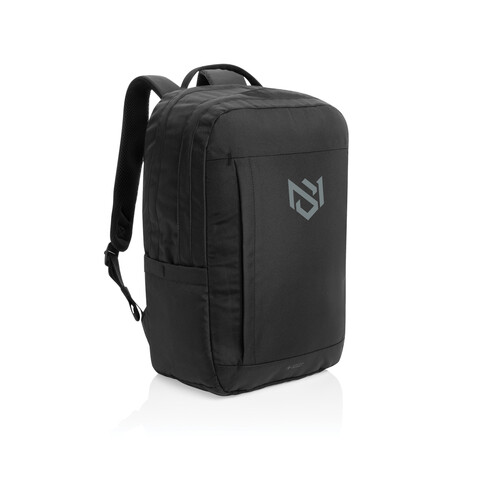 Swiss Peak Aware™ Edin 100% RPET 15,6" Laptop Rucksack schwarz bedrucken, Art.-Nr. P763.4801 Swiss Peak Aware™ Edin 100% RPET 15,6" Laptop Rucksack schwarz bedrucken, Art.-Nr. P763.4801