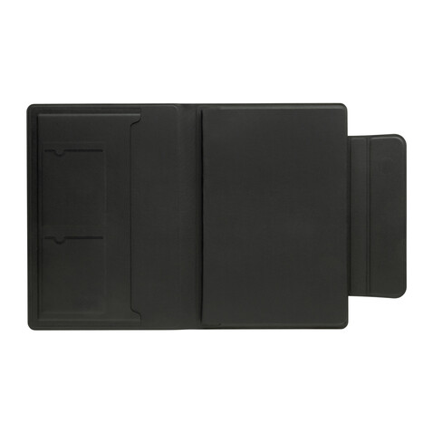 Stuart Magnet-Portfolio A5 aus RCS-zertifiziertem rPU schwarz bedrucken, Art.-Nr. P774.6301 Stuart Magnet-Portfolio A5 aus RCS-zertifiziertem rPU schwarz bedrucken, Art.-Nr. P774.6301
