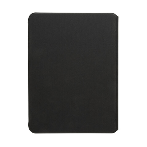 Teri AWARE™ A4 Portfolio aus RPET und Walnuss schwarz bedrucken, Art.-Nr. P774.6501 Teri AWARE™ A4 Portfolio aus RPET und Walnuss schwarz bedrucken, Art.-Nr. P774.6501