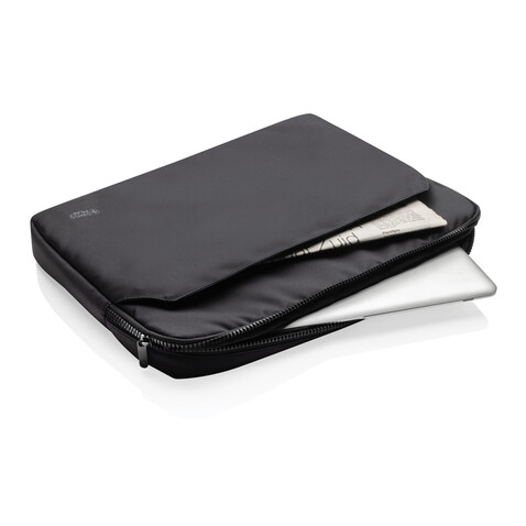 Swiss Peak Aware™ RPET Essential 15.6" Laptop Sleeve schwarz bedrucken, Art.-Nr. P788.1601 Swiss Peak Aware™ RPET Essential 15.6" Laptop Sleeve schwarz bedrucken, Art.-Nr. P788.1601