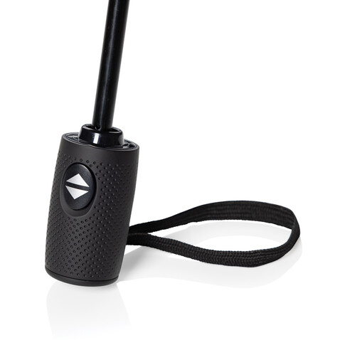 Swiss Peak Vito Aware™ RPET 21" Schirm mit auto open/close schwarz bedrucken, Art.-Nr. P850.7301