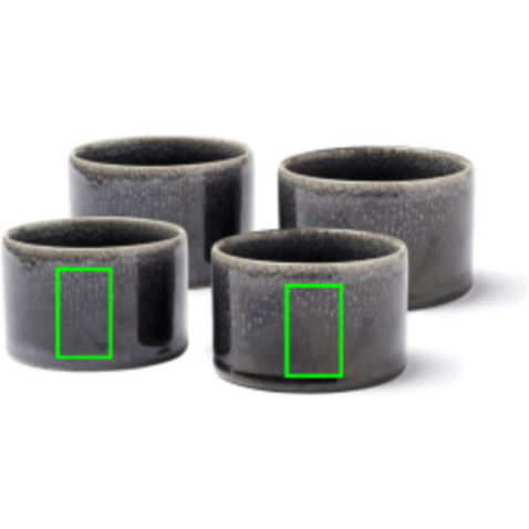 Nomimono Schüssel-Set mini, 4er-Set schwarz bedrucken, Art.-Nr. 3689