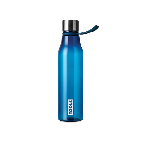 VINGA Lean 800ml RCS RPET Wasserflasche navy blau bedrucken, Art.-Nr. V4330525 VINGA Lean 800ml RCS RPET Wasserflasche navy blau bedrucken, Art.-Nr. V4330525