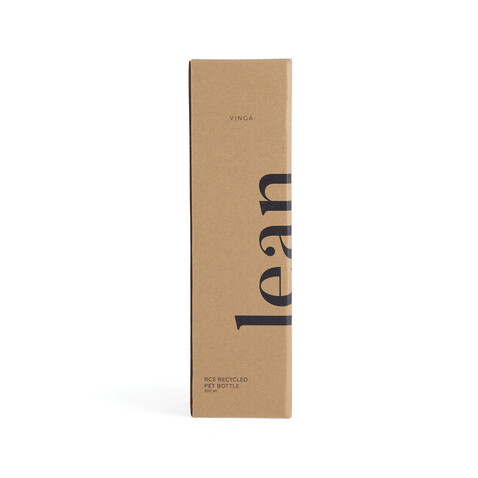 VINGA Lean 800ml RCS RPET Wasserflasche grün bedrucken, Art.-Nr. V4330507 VINGA Lean 800ml RCS RPET Wasserflasche grün bedrucken, Art.-Nr. V4330507