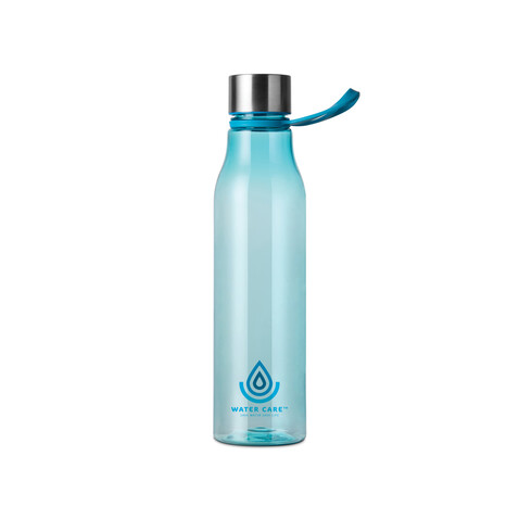 VINGA Lean 800ml RCS RPET Wasserflasche blau bedrucken, Art.-Nr. V4330505