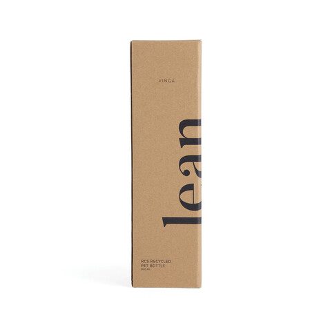 VINGA Lean 800ml RCS RPET Wasserflasche transparent bedrucken, Art.-Nr. V4330500 VINGA Lean 800ml RCS RPET Wasserflasche transparent bedrucken, Art.-Nr. V4330500