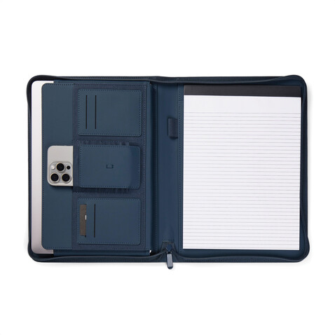 VINGA Baltimore RCS A4 Portfolio navy blau bedrucken, Art.-Nr. V7720125 VINGA Baltimore RCS A4 Portfolio navy blau bedrucken, Art.-Nr. V7720125