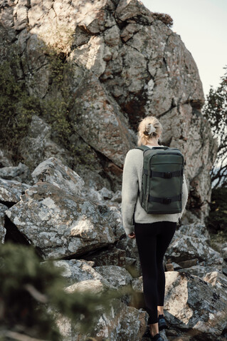 VINGA Baltimore RCS Abenteuer-Rucksack grün bedrucken, Art.-Nr. V7750107
