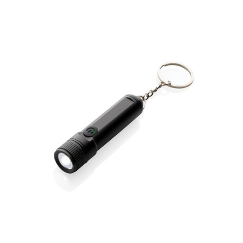 Gear X wiederaufladbare ultrahelle Key-Chain Taschenlampe schwarz bedrucken, Art.-Nr. P514.5001 Gear X wiederaufladbare ultrahelle Key-Chain Taschenlampe schwarz bedrucken, Art.-Nr. P514.5001