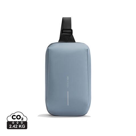Urban wasserabweisender Sling-Bag blau, grau bedrucken, Art.-Nr. P706.2715 Urban wasserabweisender Sling-Bag blau, grau bedrucken, Art.-Nr. P706.2715