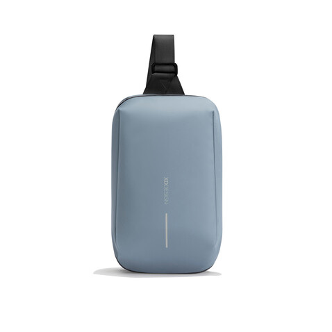 Urban wasserabweisender Sling-Bag blau, grau bedrucken, Art.-Nr. P706.2715 Urban wasserabweisender Sling-Bag blau, grau bedrucken, Art.-Nr. P706.2715