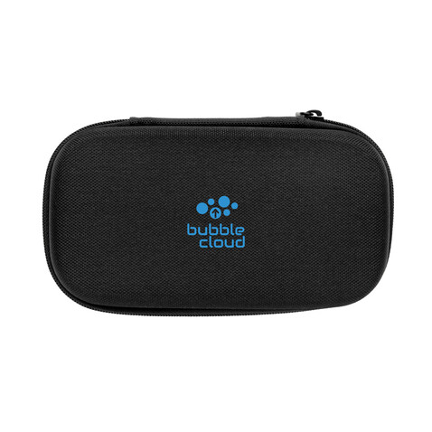 TravelCharge Pro Reiseladegerät mit USB-C aus RCS rec. ABS weiß, schwarz bedrucken, Art.-Nr. P821.0203