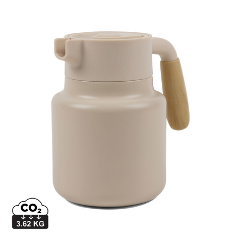 VINGA Arbe RCS Isolierkanne 1200ml beige bedrucken, Art.-Nr. V4290013