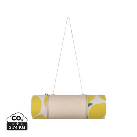 VINGA Arwe GRS Picknick-Decke gelb bedrucken, Art.-Nr. V4590206