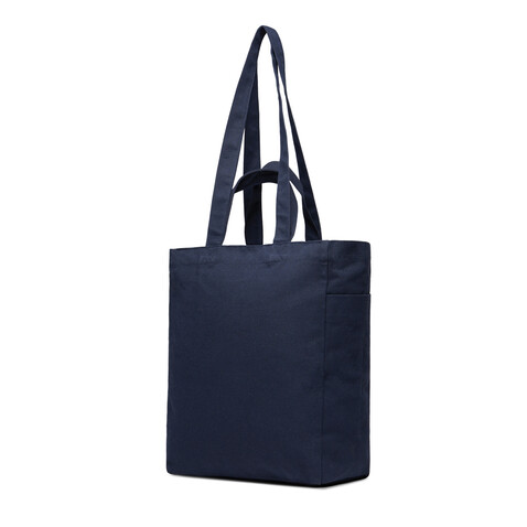 VINGA Hilo AWARE™ Tasche mit Reißverschluss aus rec. Canvas navy blau bedrucken, Art.-Nr. V7620525 VINGA Hilo AWARE™ Tasche mit Reißverschluss aus rec. Canvas navy blau bedrucken, Art.-Nr. V7620525