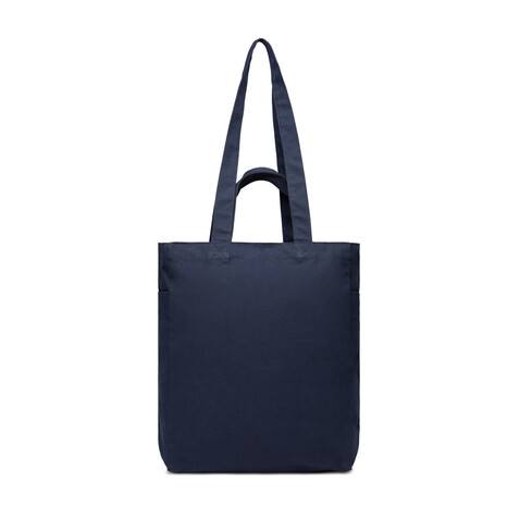 VINGA Hilo AWARE™ Tasche mit Reißverschluss aus rec. Canvas navy blau bedrucken, Art.-Nr. V7620525 VINGA Hilo AWARE™ Tasche mit Reißverschluss aus rec. Canvas navy blau bedrucken, Art.-Nr. V7620525