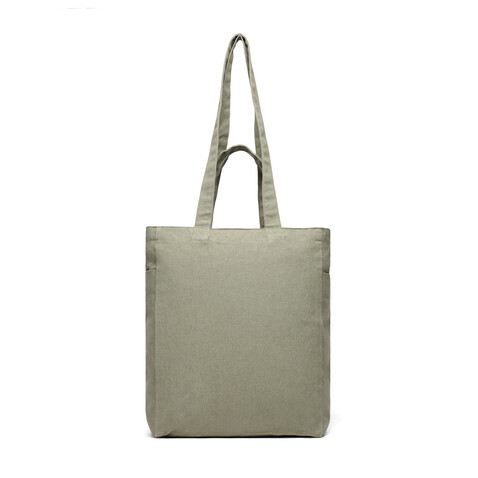VINGA Hilo AWARE™ Tasche mit Reißverschluss aus rec. Canvas grün bedrucken, Art.-Nr. V7620507 VINGA Hilo AWARE™ Tasche mit Reißverschluss aus rec. Canvas grün bedrucken, Art.-Nr. V7620507