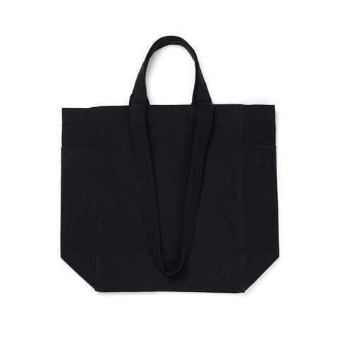 VINGA Hilo AWARE™ Tasche mit Reißverschluss aus rec. Canvas schwarz bedrucken, Art.-Nr. V7620501 VINGA Hilo AWARE™ Tasche mit Reißverschluss aus rec. Canvas schwarz bedrucken, Art.-Nr. V7620501