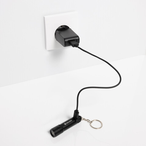 Gear X wiederaufladbare ultrahelle Key-Chain Taschenlampe schwarz bedrucken, Art.-Nr. P514.5001 Gear X wiederaufladbare ultrahelle Key-Chain Taschenlampe schwarz bedrucken, Art.-Nr. P514.5001