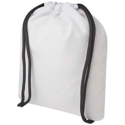 Clif RPET Sublimation Sportbeutel, weiss, weiss bedrucken, Art.-Nr. 1PL07301 Clif RPET Sublimation Sportbeutel, weiss, weiss bedrucken, Art.-Nr. 1PL07301