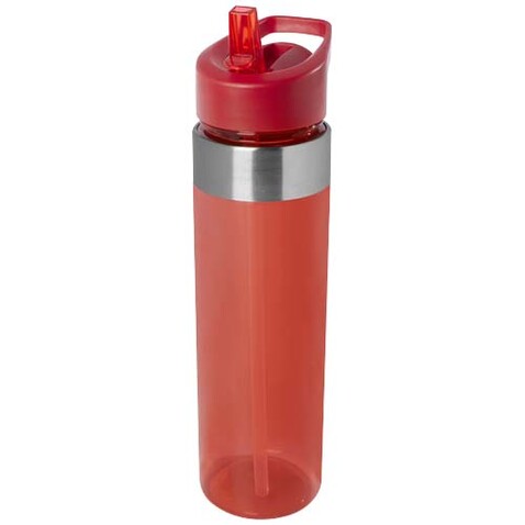 Dylan 650 ml Tritan Flasche mit Ausgussdeckel, rot bedrucken, Art.-Nr. 10082421 Dylan 650 ml Tritan Flasche mit Ausgussdeckel, rot bedrucken, Art.-Nr. 10082421