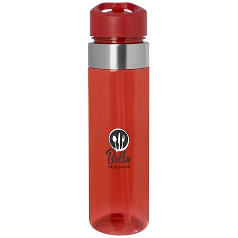 Dylan 650 ml Tritan Flasche mit Ausgussdeckel, rot bedrucken, Art.-Nr. 10082421 Dylan 650 ml Tritan Flasche mit Ausgussdeckel, rot bedrucken, Art.-Nr. 10082421