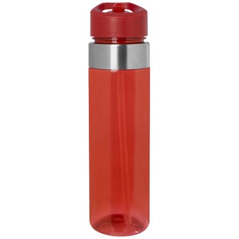 Dylan 650 ml Tritan Flasche mit Ausgussdeckel, rot bedrucken, Art.-Nr. 10082421 Dylan 650 ml Tritan Flasche mit Ausgussdeckel, rot bedrucken, Art.-Nr. 10082421