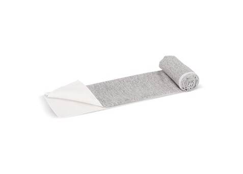 Schnelltrocknendes Handtuch R-PET 50 x 100 cm Sublimation - Weiss / Grau bedrucken, Art.-Nr. LT95003-N0161 Schnelltrocknendes Handtuch R-PET 50 x 100 cm Sublimation - Weiss / Grau bedrucken, Art.-Nr. LT95003-N0161