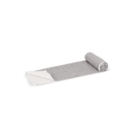 Schnelltrocknendes Handtuch R-PET 70 x 140 cm Sublimation - Weiss / Grau bedrucken, Art.-Nr. LT95004-N0161