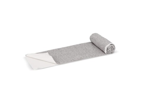 Schnelltrocknendes Handtuch R-PET 100 x 180 cm Sublimation - Weiss / Grau bedrucken, Art.-Nr. LT95005-N0161 Schnelltrocknendes Handtuch R-PET 100 x 180 cm Sublimation - Weiss / Grau bedrucken, Art.-Nr. LT95005-N0161