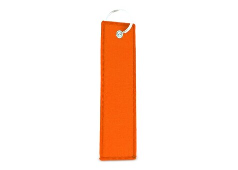 Kofferanhänger mit Schlüsselring - Orange bedrucken, Art.-Nr. LT99645-N0026 Kofferanhänger mit Schlüsselring - Orange bedrucken, Art.-Nr. LT99645-N0026