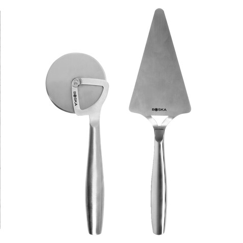 BOSKA Pizza-Set Copenhagen Stahl bedrucken, Art.-Nr. RB320550
