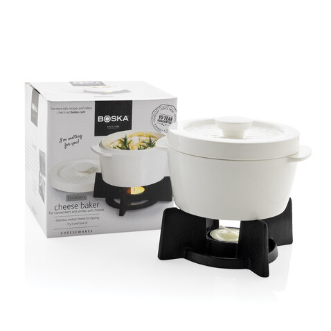 BOSKA Cheese Baker, 500ml weiß, schwarz bedrucken, Art.-Nr. RB340033 BOSKA Cheese Baker, 500ml weiß, schwarz bedrucken, Art.-Nr. RB340033