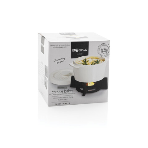 BOSKA Cheese Baker, 500ml weiß, schwarz bedrucken, Art.-Nr. RB340033 BOSKA Cheese Baker, 500ml weiß, schwarz bedrucken, Art.-Nr. RB340033