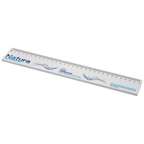 Sticky-Mate® Haftnotizen mit gedrucktem 30 cm Lineal aus recyceltem Material, weiss bedrucken, Art.-Nr. 21301011 Sticky-Mate® Haftnotizen mit gedrucktem 30 cm Lineal aus recyceltem Material, weiss bedrucken, Art.-Nr. 21301011