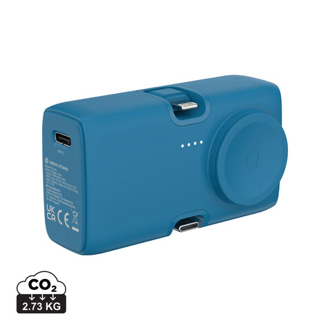 Urban Vitamin San Diego 20W PD RCS Powerbank & WatchCharger blau bedrucken, Art.-Nr. P322.8605 Urban Vitamin San Diego 20W PD RCS Powerbank & WatchCharger blau bedrucken, Art.-Nr. P322.8605