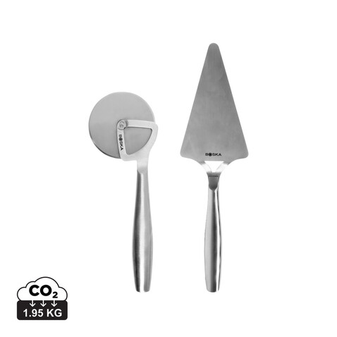 BOSKA Pizza-Set Copenhagen Stahl bedrucken, Art.-Nr. RB320550