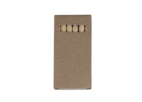 6 Buntstifte in Kraftbox - Natur bedrucken, Art.-Nr. LT91581-N0094 6 Buntstifte in Kraftbox - Natur bedrucken, Art.-Nr. LT91581-N0094